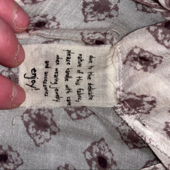 Free People One Peasant Top, size medium - Picture 10 of 10